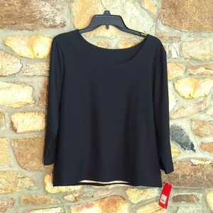 SPANX Black Reverse Double Sided Top